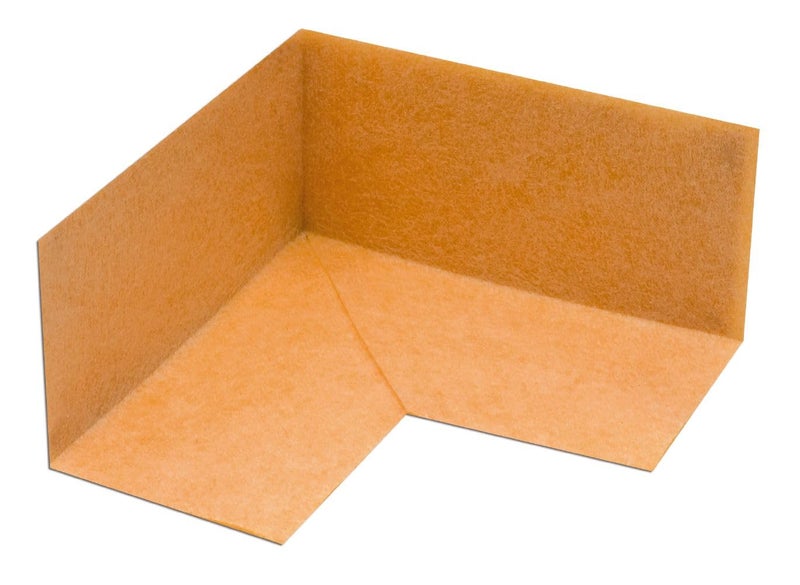 Schluter Kerdi-Kereck Preformed Waterproofing Inside Corner - Seamless for Shower System Integration, Leak and Water Damage Protection - 90-Degree, 10-Pack - KERECK/FI10